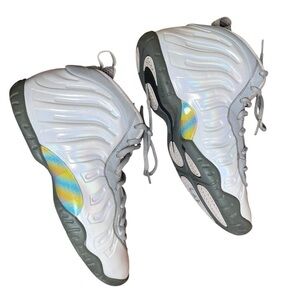 Nike Little Posite One Foamposite GS Rainbow Shoes Sneakers Kids Size 5.5 Youth